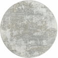 thumbnail image 1 of BoutiqueRugs Adwoa Contemporary Area Rug - Light Gray, Cloud Gray, Dark Gray - 6'7" Round, 1 of 14