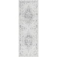 thumbnail image 1 of Boutique Rugs Akram Farmhouse Runner Rug - Machine Washable - Cream, Antrasit - 2'7" x 7'3" Runner, 1 of 16