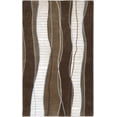 thumbnail image 1 of BoutiqueRugs Alanreed Contemporary Area Rug - Dark Brown, Sage - 2' x 3', 1 of 7