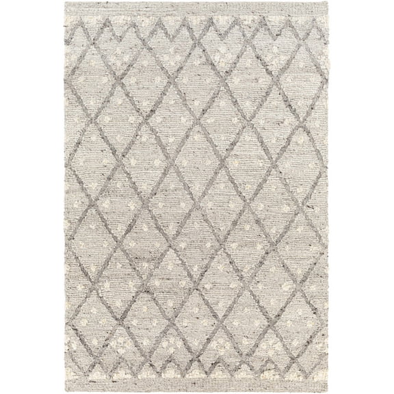 BoutiqueRugs Aliaga Bohemian, Transitional Area Rug - Light Slate, Cream, Gray - 2' x 3'
