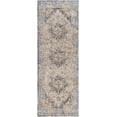 thumbnail image 1 of BoutiqueRugs Alief Traditional Medallion Runner Rug - Teal, Rust, Gray - 2'7" x 7'3" Runner, 1 of 11