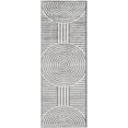 thumbnail image 1 of Boutique Rugs Allard Contemporary Runner Rug - Machine Washable - Peach, Charcoal - 2'7" x 7'3" Runner, 1 of 11