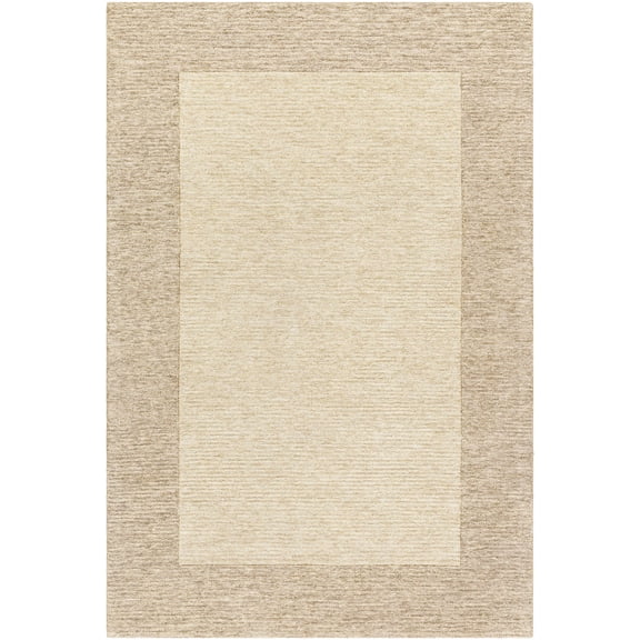 BoutiqueRugs Amadi Contemporary Area Rug - Brick Red, Pearl, Tan - 2' x 3'
