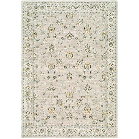 Boutique Rugs Amaru Traditional Area Rug - Taupe, Off White, Dusty Sage - 10' x 13'11"