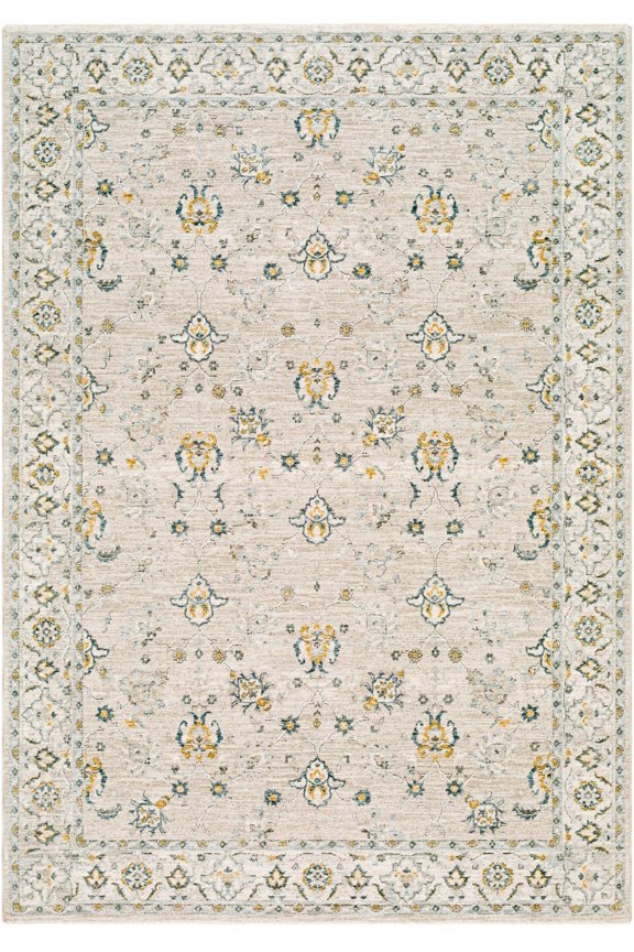 BoutiqueRugs Amaru Traditional Area Rug - Taupe, Off White, Dusty Sage - 2' x 2'11"