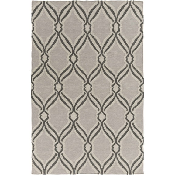 BoutiqueRugs Amberg Transitional Area Rug - Charcoal, Light Slate, Light Gray - 4' x 6'
