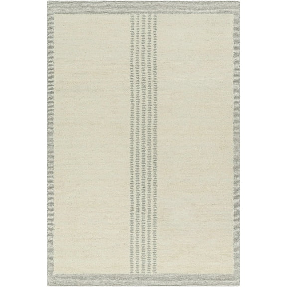 BoutiqueRugs Ande Contemporary Area Rug - Cream, Gray - 2' x 3'