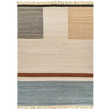 BoutiqueRugs Annangrove Contemporary Area Rug - Beige, Tan, Black - 2' x 3'