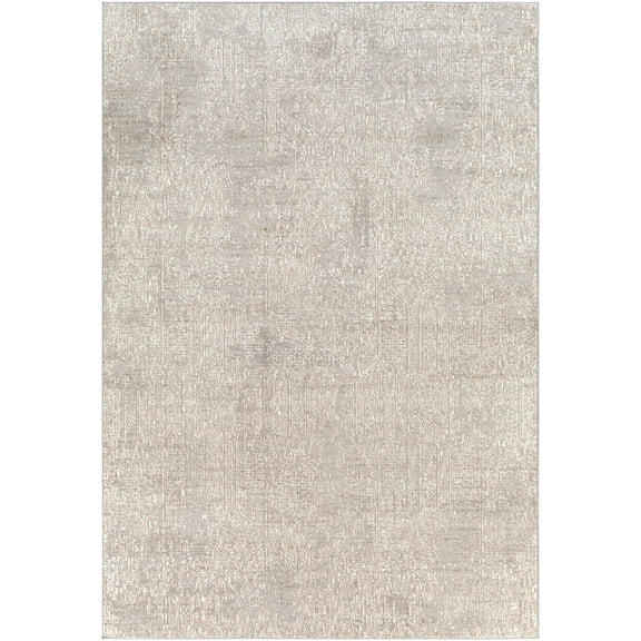 BoutiqueRugs Archway Modern Gray Area Rug - Light Gray, Off White, Gray - 9'6" x 6'7"