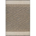 thumbnail image 1 of BoutiqueRugs Areli Boho High Low Textured Moroccan Geometric Area Rug - Outdoor Safe Carpet - Performance Carpet for Porch, Patio, Living Room - Black, Taupe, Beige - 6'4" x 9' (6x9), 1 of 6