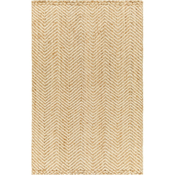 BoutiqueRugs Aren Traditional, Transitional Area Rug - Peach, Tan - 5' x 7'6"