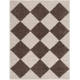 thumbnail image 1 of BoutiqueRugs Arilla Contemporary Area Rug - Machine Washable - Peach, Dark Brown - 5'3" x 7', 1 of 9