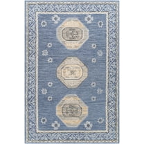 BoutiqueRugs Arwan Traditional Area Rug - Medium Gray, Ink, Rose Cream - 2' x 3'