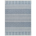 thumbnail image 1 of Boutique Rugs Asif Bohemian, Transitional Area Rug - Outdoor Safe - Light Gray, Royal Denim, Slate - 18" x 18" Sample, 1 of 7