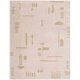 thumbnail image 1 of BoutiqueRugs Azriel Contemporary Area Rug - Machine Washable - Peach, Beige - 6'7" x 9', 1 of 11