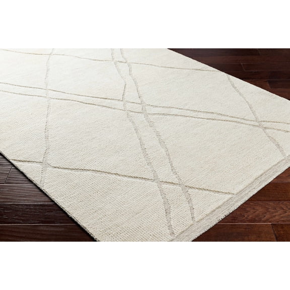 BoutiqueRugs Baba Bohemian, Transitional Area Rug - Rose Cream, Dark Gray, Smoke - 4' x 6'
