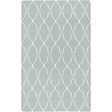 BoutiqueRugs Baconton Transitional Area Rug - Blue, Peach - 2' x 3'
