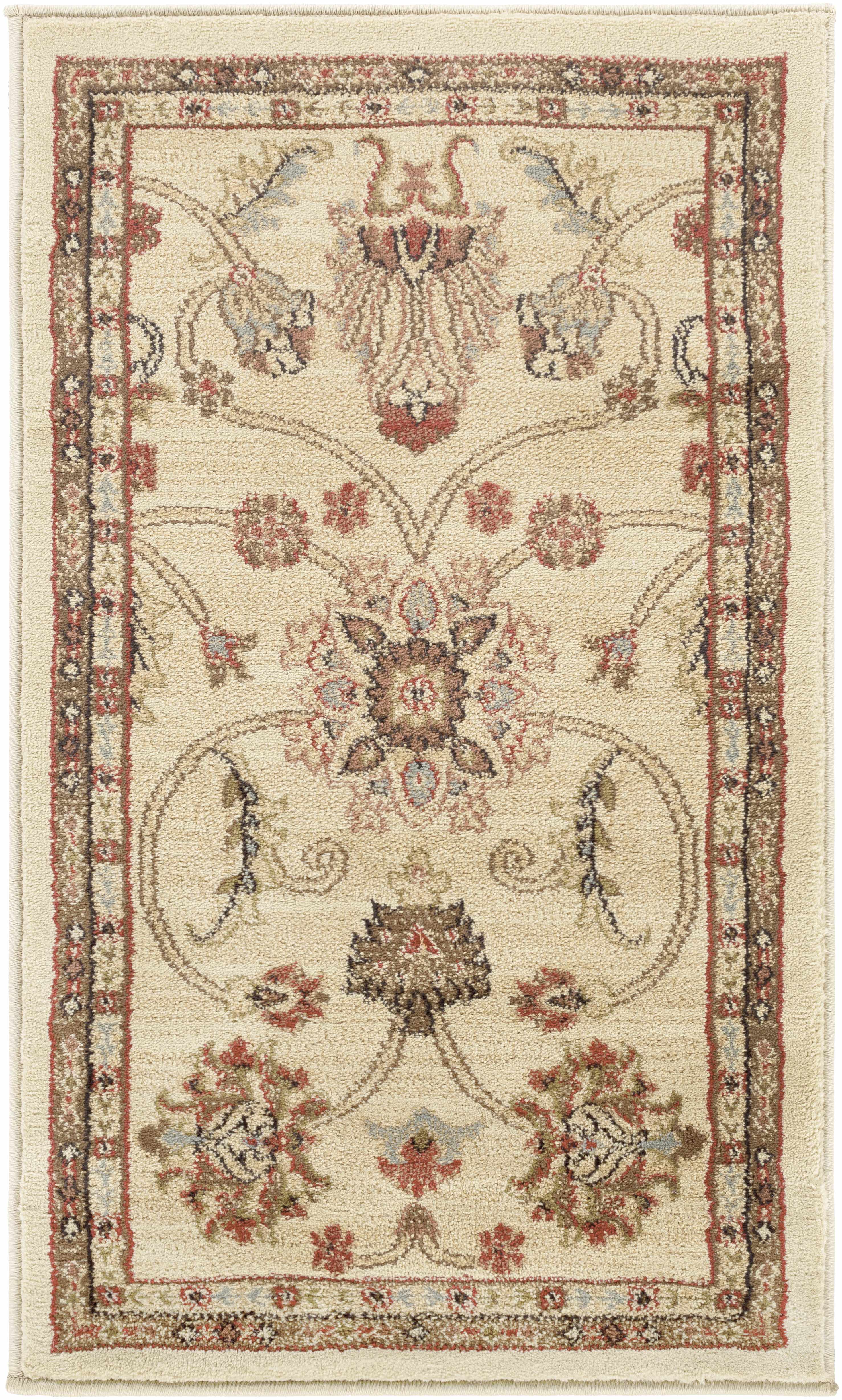 Traditional Area Rug Boutique Rugs Bajadero Traditional Floral Area Rug - Oriental Damask ...
