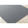 thumbnail image 1 of BoutiqueRugs Bandit Traditional, Transitional Area Rug - Outdoor Safe - Gray, Lunar Green - 18" x 18" Sample, 1 of 6