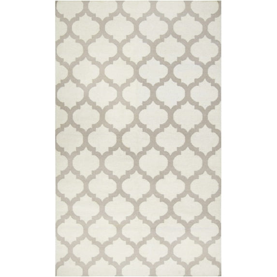BoutiqueRugs Banks Transitional Area Rug - Ivory, Medium Gray - 8' x 11'