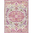 thumbnail image 1 of BoutiqueRugs Barceloneta Traditional Area Rug - Fuchsia, Peach, Navy - 5'3" x 7'1", 1 of 8