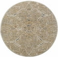 thumbnail image 1 of BoutiqueRugs Barneyside Traditional Area Rug - Light Brown, Denim, Tan - 5'3" Round, 1 of 13