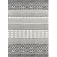thumbnail image 1 of BoutiqueRugs Barnwood Moroccan Farmhouse Cotton Area Rug - Black, Cream - 5' x 7'3", 1 of 10