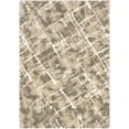 thumbnail image 1 of BoutiqueRugs Bearsdale Contemporary Area Rug - White, Peach, Dark Brown - 4'3" x 5'7", 1 of 9