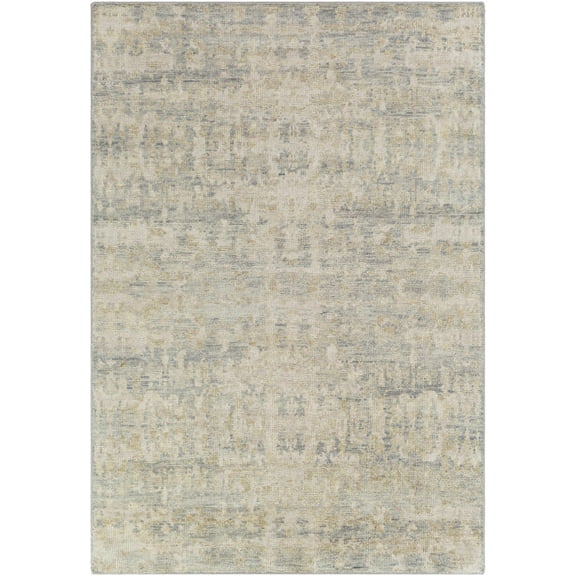 BoutiqueRugs Bendigo Contemporary Area Rug - Charcoal, LightBeige, Tan - 18" x 18" Sample