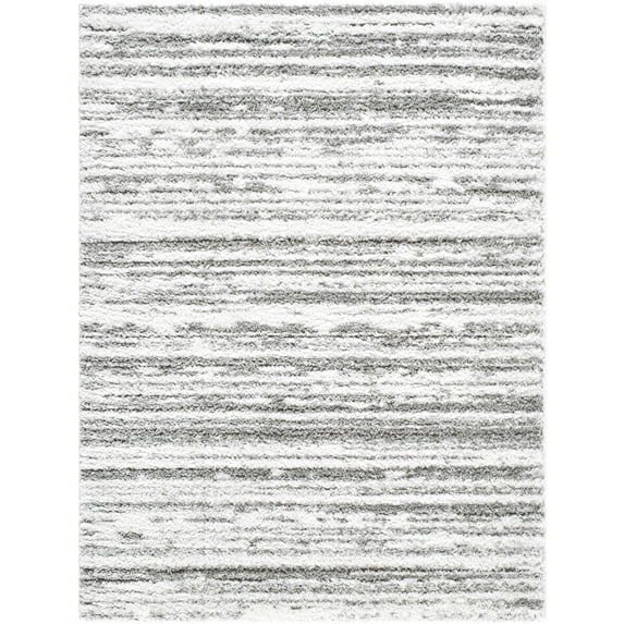 BoutiqueRugs Blaise Contemporary Area Rug - Cream, Gray - 6'7" x 9'