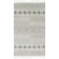 BoutiqueRugs Blakeview Bohemian, Transitional Area Rug - Black, Cream - 2' x 3'