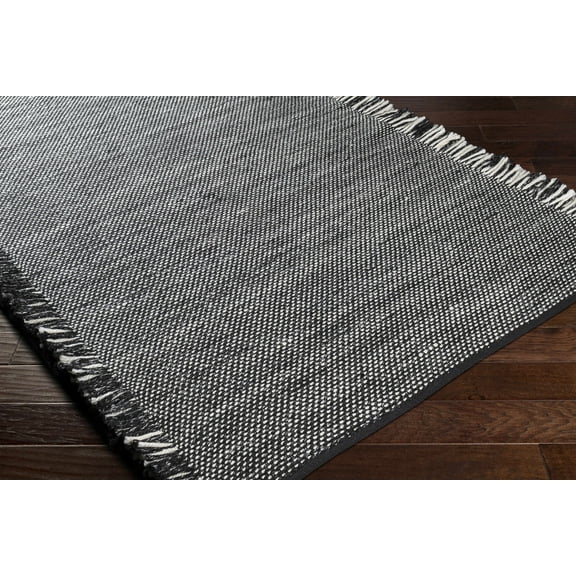 BoutiqueRugs Boyden Contemporary Area Rug - Black, Cream, Medium Gray - 2' x 3'