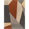 thumbnail image 1 of BoutiqueRugs Bracknell Contemporary Area Rug - Rust, Charcoal, Taupe - 5' x 8', 1 of 10