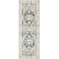 thumbnail image 1 of BoutiqueRugs Brend Farmhouse Runner Rug - Beige, Blue - 2'7" x 7'3" Runner, 1 of 13