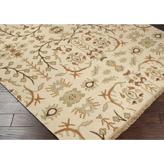 BoutiqueRugs Brentford Traditional Area Rug - Black, Dark Red, Medium Gray - 4' x 6'