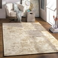 thumbnail image 1 of BoutiqueRugs Brinktown Contemporary Area Rug - Mustard, Peach - 18" x 18" Sample, 1 of 6