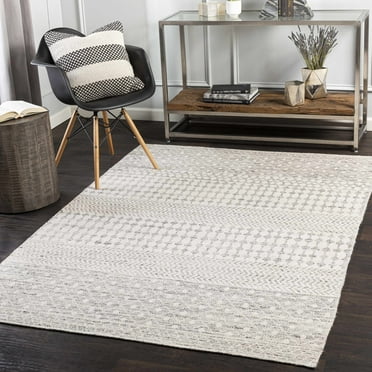 BoutiqueRugs Buckman Bohemian, Transitional Area Rug - Beige, Cream, MediumGray - 18" x 18" Sample