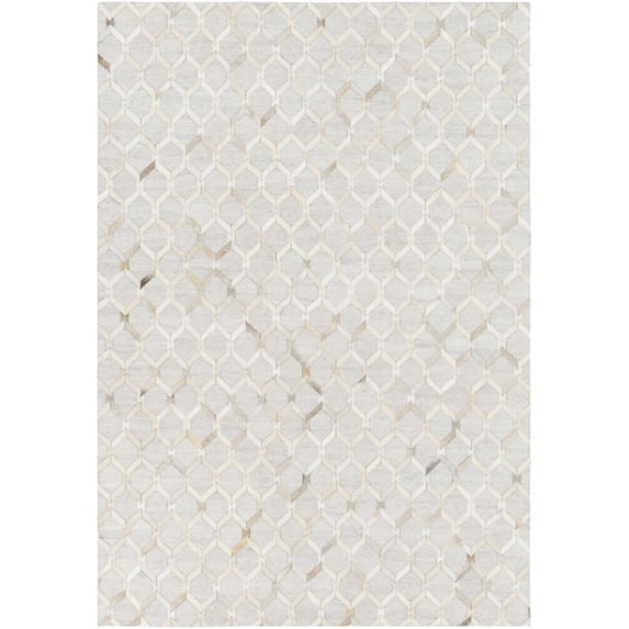 BoutiqueRugs Byng Contemporary Area Rug - Medium Brown, Tan, Cream - 8' x 10'