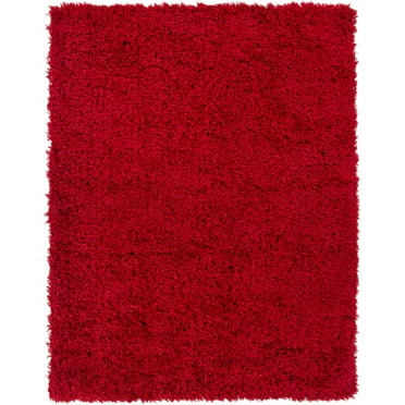BoutiqueRugs Cagbang Contemporary Area Rug - Red - 2'2" x 3'9"