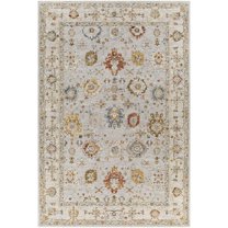 Boutique Rugs Calingcuan Traditional Area Rug - Light Gray, Cream, Denim - 10' x 13'11"