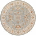 thumbnail image 1 of BoutiqueRugs Camrose Traditional Area Rug - Denim, Sage, Rust - 6'7" Round, 1 of 19
