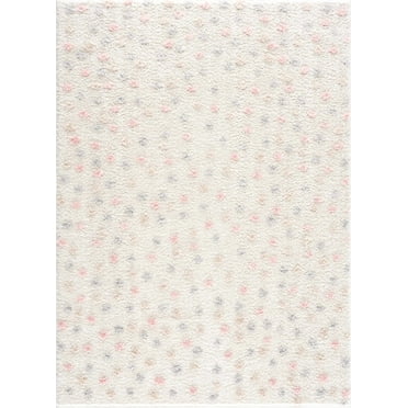 Boutique Rugs Azana High-Low Area Rug - Bone, Black - 2' x 3' - Walmart.com