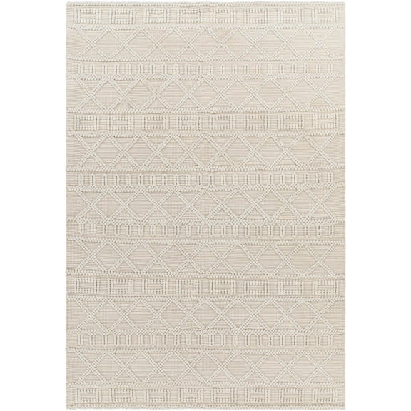 BoutiqueRugs Canta Traditional, Transitional Area Rug - Beige, Ivory - 27" x 45"