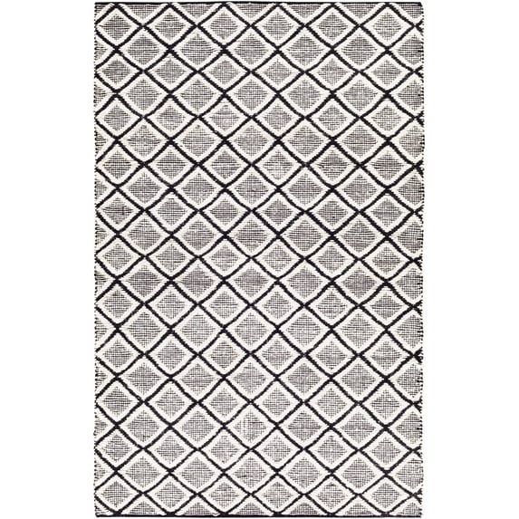 BoutiqueRugs Canturay Bohemian, Transitional Area Rug - Black, Cream - 3' x 5'