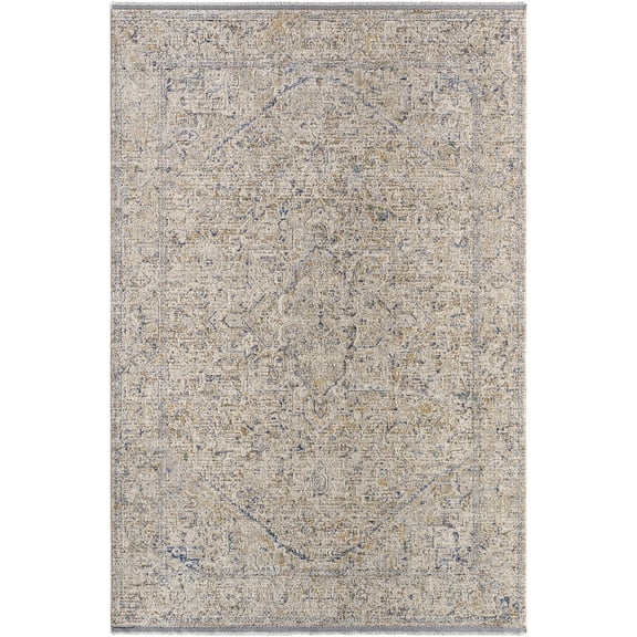 BoutiqueRugs Charo Traditional Area Rug - Dusty Sage - 6'7" x 9'6"