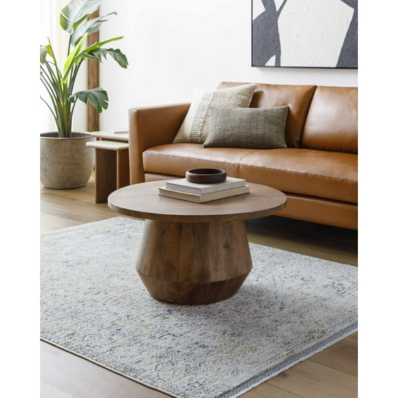 BoutiqueRugs Charo Traditional Area Rug - Dusty Sage - 7' Round