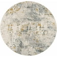 thumbnail image 1 of BoutiqueRugs Chaya Contemporary Area Rug - Taupe, Off White, Deep Teal - 7'10" Round, 1 of 18