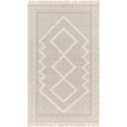 thumbnail image 1 of BoutiqueRugs Claus Boho Hand Woven Wool Natural Fiber Area Rug - Farmhouse High Low Textured Trellis Patterned Carpet for Living Room, Bedroom - Beige, Gray - 2' x 3' (2x3 Area Rug), 1 of 8