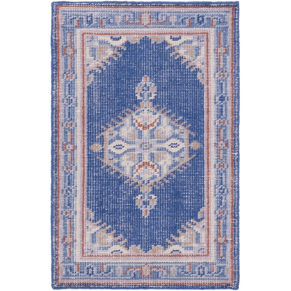 BoutiqueRugs Clearview Traditional Area Rug - Navy, Red, Mauve - 5'6" x 8'6"