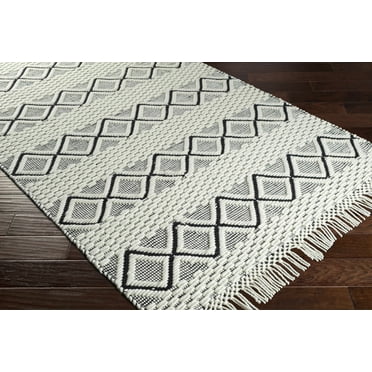 BoutiqueRugs Cobourg Bohemian, Transitional Area Rug - Black, Cream - 2' x 3'